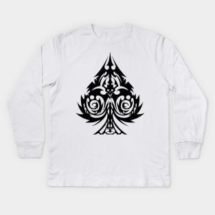 Ace Of Spades Kids Long Sleeve T-Shirt